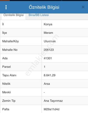 satılık 8 kata imarlı arsa