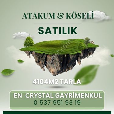 Samsun - Atakum & Köseli satılık tarla 4104 m2