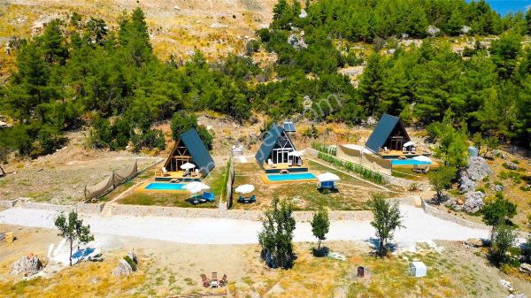  KAŞ KALKAN'DA SATILIK BUNGALOV VİLLA TESİSİ