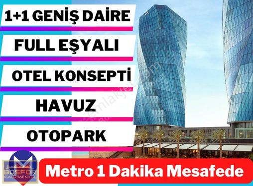 Maltepe Kiralık 1+1 Eşyalı - Dap Burgu Kule - Büyük m2