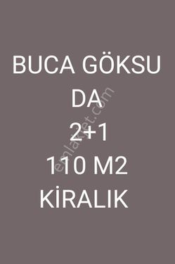 BUCA GÖKSU DA 2+1 GENİŞ FERAH DAİRE