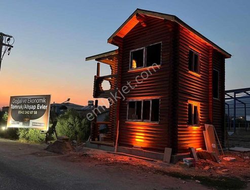  Stop’tan Gerçek Sibirya Çamı Ağaç Tomruk Ev