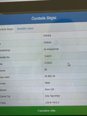  AKÇÖRENÇARSAK TA 26 DÖNÜM TEK TAPU