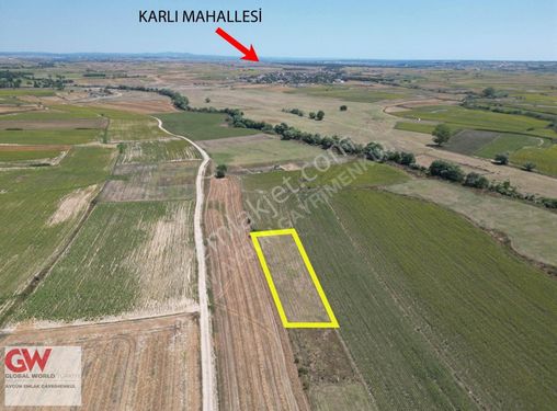 TEKİRDAĞ,KAPAKLI,KARLI MAHALLESİNDE 1.837m² SATILIK TARLA