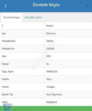 TATKÖYDE ORMAN YANI 19.800 M² ARAZİ