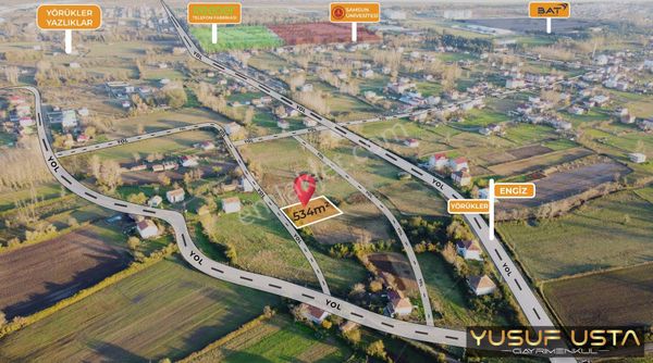 YUSUF USTA GAYRİMENKUL'DEN YÖRÜKLERDE SAHİLE VE ÜNİVERSİTEYE YAKIN 534m² ARSA