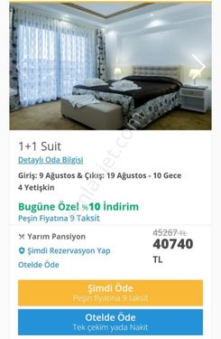  SATILIK DEVREMÜLK 1+1 10 GÜNLÜK