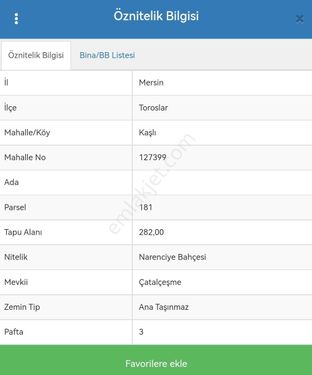  ░_*ARCITY*_░DEN KAŞLI'DA 282M² VİLLA YAPIMINA UYGUN ELEKTRİK+SU