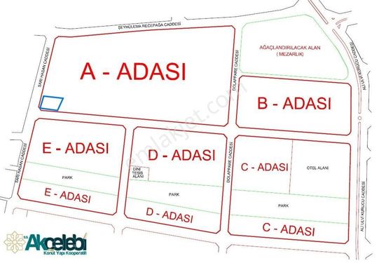 AKÇELEBİ KONUT YAPI KOOP., ARSA SAHİBİNDEN SATILIK,HENÜZ YAPILMAMIŞ ÖDEMESİZ HİSSE, 3+1,NET 130 m2…