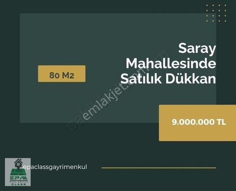 SARAY MAHALLESİNDE SATILIK 80 M2 DÜKKAN