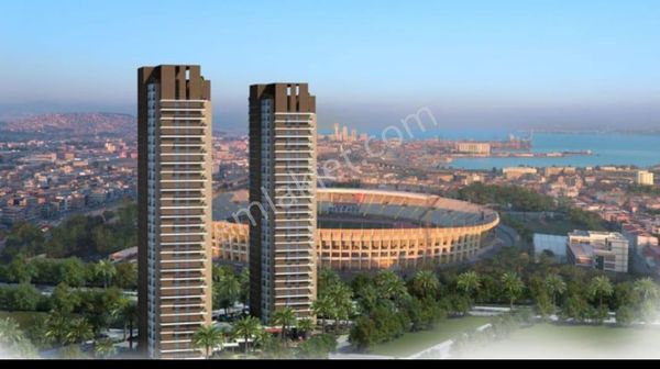 DAP İZMİR PROJESİNDE DENİZ MANZARALI 1+1 SATILIK DAİRE