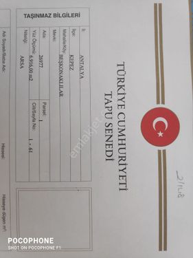 ANTALYANIN GELİŞEN TARAFINDA HİSSELİ ARSA 