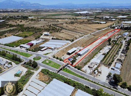 BELEK TURİZM YOLUNA CEPHE 8500M2 DEPOLAMA/İMALATHANE ARSASI