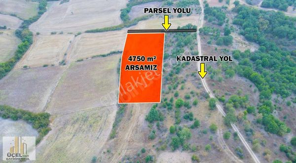 PEHLİVANKÖY TİLKIPINAR MAHALLESİNDE 4.750 M2 TEPE KONUMDA TARLA