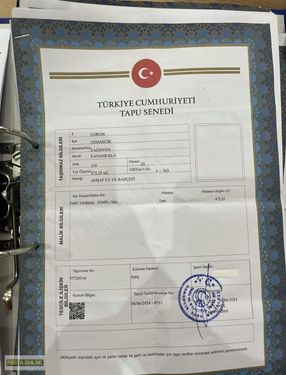 Çorum Osmancık Müstakil Ev Tapu Sahibi Perta Emlak Ümit Tahmaz