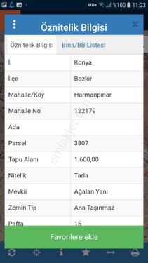 Konya/bozkır Da Ana Yola 300 Mt. Tek Tapu Uygun Etrafı Elma Bahçesi Arazi