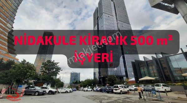 ATAŞEHİR NİDA KULE KUZEY BLOKTA KİRALIK DÜKKAN/MAĞAZA