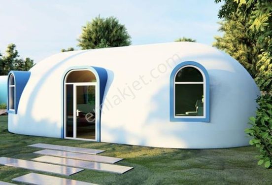  Japon Köpük Ev Dome House Prefabrik Ev