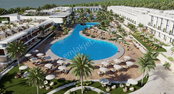 KIBRIS ESENTEPE'DE OASIS VILLAGE 1+1 PENTHOUSE DAİRE