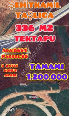 ✅GAZİANTEP ✅TAŞLICA ✅336 M2 ✅TEK TAPU ✅ADA:6684 ✅PARSEL:25 ✅3 KARLI KONUT ALANI ✅1.200.000