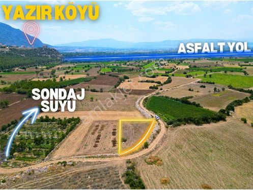 ACIPAYAM'DA KÖY DİBİ SATILIK FIRSAT TARLA 