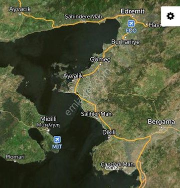 Dikili Çandarlıda Deniz manzaralı yatırımlık Fırsat Arsa