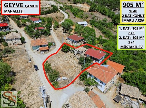 Geyve Muhteşem Konumda 905 M² Arsa İçinde 2 Katlı Müstakil Ev