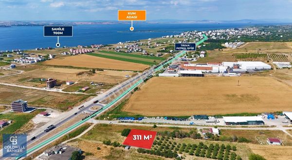 Çanakkale Lapseki Bursa Asfaltına 2. Parsel Satılık İmarlı Arsa!