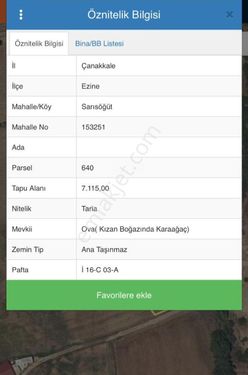 Kale Gayrimenkul'den Yola Çok Yakın Merkezi Konumda Satılık Tarla