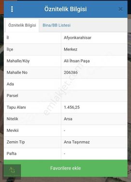 AKVİRANLI GROUP'DAN ALİ İHSAN PAŞA'DA 1456M² SATILIK TİCARİ ARSA