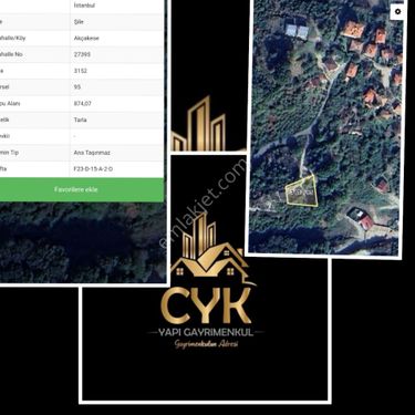 CYK GAYRİMENKULDEN AKÇAKESEDE TURIZIM IMARLI ARSA