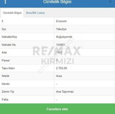 Re/max Kırmızı'dan Hilalkent'te Satılık Ticari İmarlı Arsa