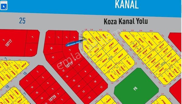  ADANA YÜREĞİR KOZA KANAL ÜSTÜ SATILIK ARSA 