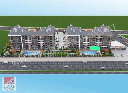 FIRSAT! ESENBOĞA DA HAVUZLU LÜKS SİTEDE SATILIK 1+1 DAİRE