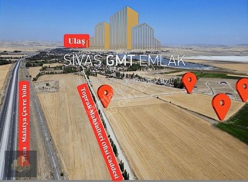 Sivas Gmt Emlak Ulaş Hürriyet Mah Satılık Tektapu 29.125m2 Tarla