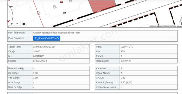  AKSARAY EREĞLİKAPIDA ÇARŞIYA YAKIN 2 KATLI MÜSTAKİL 3+1 DAİRELİ BİNA