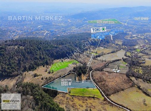 BARTIN DALLICA'DA SANAYİ İMAR PLANINDA SATILIK ARAZİ 8933M²