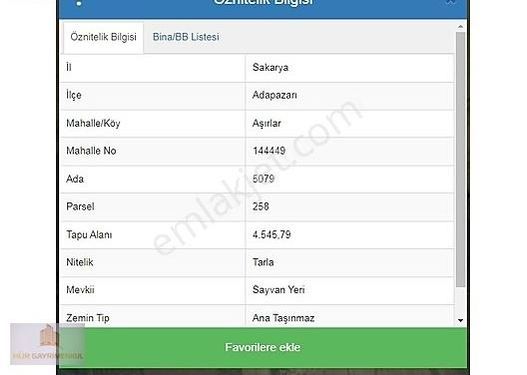 HÜR GAYRİMENKUL''DEN GÜZEL KONUMDA 4'545 M2