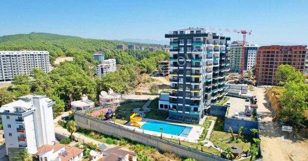 ALANYA AVSALLARDA SATILIK 1+1 BAHÇELİ LÜKS SİTE İÇERİSİNDE DAİRE