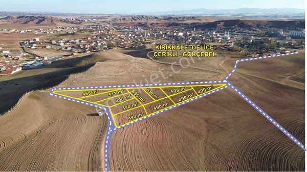  KIRIKKALE DELİCE ÇERİKLİ GÖKÇEBELDE 567 M2 10 KATA İMARLI ARSA