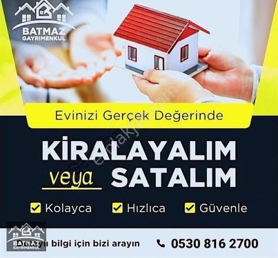 BATMAZ EMLAK TAN KİRALIK 3+1 DAİRE