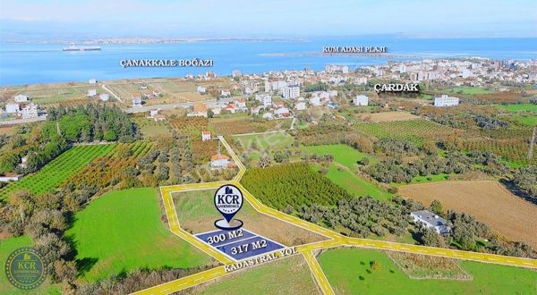 ÇANAKKALE ÇARDAK'TA BOĞAZ MANZARALI SATILIK ARSA