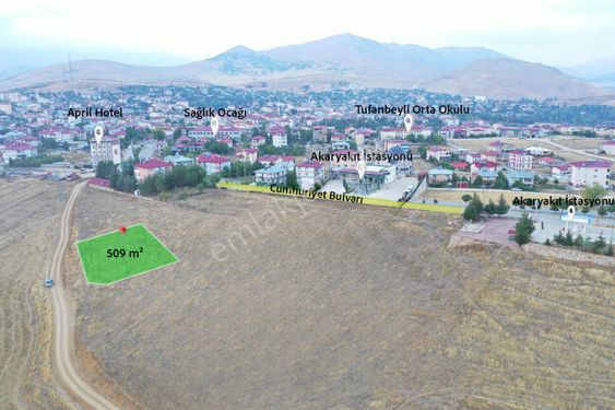  TUFANBEYLİ CUMHURİYET MAH. 509 M² KONUT İMARLI MÜSTAKİL TAPULU SATILIK ARSA