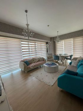  BATIŞEHİR'DE KİRALIK LÜKS EŞYALI ŞEHİR MNZR. BALKONLU 3+1 DAİRE