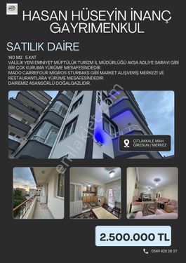  HASAN HÜSEYİN İNANÇ GAYRİMENKULDEN GİRESUN MERKEZ ÇITLAKKALE MAH. SATILIK 2+1 DAİRE