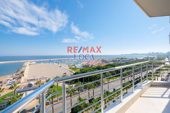  REMAX LOCA'DAN ADNAN MENDERES ÜZERİ DENİZ MANZARALI EŞYALI 3+1