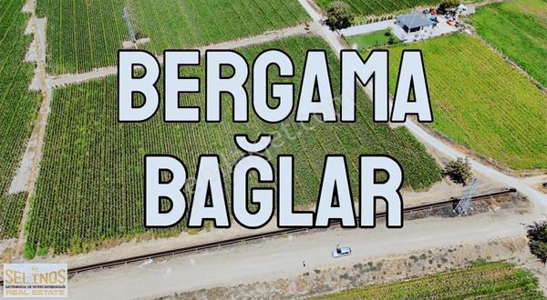 Bergama Bağlar Mevkisinde 7830 M2 Köşe Parsel Çiftlik Arazisi