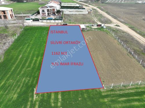  SİLİVRİ ORTAKÖY 1162 M2 SATILIK İMARLI ARSA