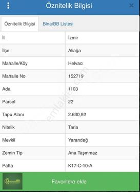 HELVACI DA 2630 M2 SATILIK YATIRIMLIK TARLA