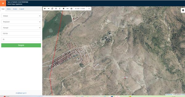  ANKARA BEYPAZARI KARAŞAR VİLLA İMARLI SATILIK 332 M2 ARSA 4 KATLI İMARLI - ACİLL SATILIK